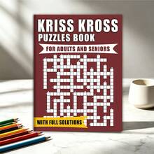 1 Buah: Permainan Puzzle Grid KRISS KROSS Terbaru, 20+ Lembar, Untuk DEWASA DAN LANSIA, Cocok untuk Dimainkan Individu dan Kelompok, dan Juga Dapat Digunakan Sebagai Hadiah Natal dan Halloween - Rectangle - View 2