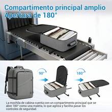 Cabin Bag 40x20x25cm 44x20x33cm 54x20x35cm Ryanair Underfloor Backpack Waterproof Travel Backpack Hand Luggage 20L 30L 38L Lightweight Business Work Gym Uni Laptop Daypack For Men Women - Grey - View 9