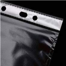 50/100 Pcs 11-Hole Clear A4 Sheet Protectors, Transparent Plastic Document Sleeves With White Strip, Pre-Punched Loose Leaf Binder Pockets For Office Organization - 11-hole Transparent File Bag - View 6