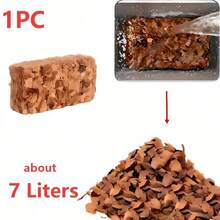Large Particle Desalinated Coconut Shell Fiber Soil For Plants High Quality Plant Cultivation Material Soil Amendment Garden Accessories For Orchids Succulents Potted Plants Root Protection Indoor Outdoor Reusable Compostable Substrate DIY Planting - Camel - View 13
