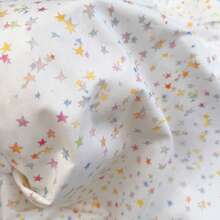 1 Yard Rainbow Cartoon Star Print Cotton Fabric, Soft Breathable Quilted Cloth, Suitable For Garment Making, Bags And DIY Sewing Projects, Sold By The Yard - Colorful Stars - View 2