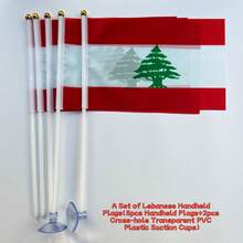 1pc Republic Flag, A Set Handheld Flags, Durable Polyester, For Indoor/Outdoor Use - Perfect For Home, Yard, And Garden Decor - Multicolor - View 4
