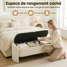 Bedroom Benches - White - View 6