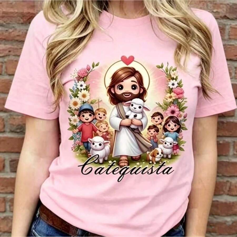 Women T-Shirts - Pink - View 1