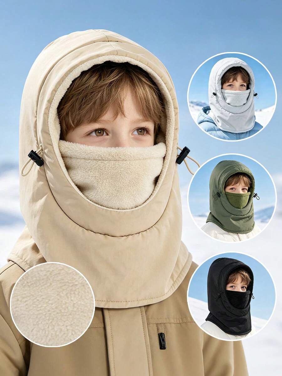 1pc Children's Outdoor Windproof Cycling Face Mask - Multicolor - View 1
