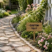 1pc Personalized Pixel Style Garden Sign, Customizable Yard Iron Art, Custom Garden Decor, Personalized Outdoor Signboard, Custom Outdoor Butterfly Decoration, Gift For Gardeners, Waterproof, Garden Decor Stake - Multicolor - View 3