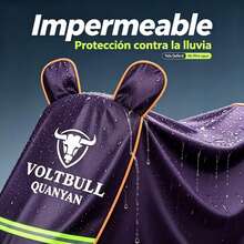 Funda Impermeable para Moto Eléctrica Scooter, Protector Contra Polvo, Sol y Lluvia, con Banda Reflectante, 3 Colores Disponibles - Morado - Ver 10