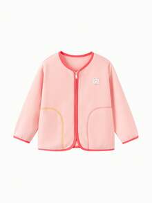 Balabala Cozy Fleece Tween Girl Jacket Warm Inner & Outdoor Outer Top For Boys & Girls Autumn Winter - Red Hue - View 1