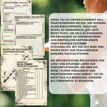 Tai Chi Fitness Plan | Daily Exercise Plan And Activity Tracker | Health Habit Journal And Training Log | Mind-Body Balance Home Workout Plan For Beginners And Seniors - Tai Chi - View 3