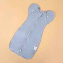 Yue Ye 1pc Baby Supplies, Baby Blanket, Newborn Essentials, Pure Cotton Material, Solid Color, 2 Sizes, Baby's Halloween Gift - Available In Multiple Colors - View 17