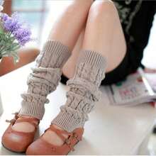 1 Pair Women's Stirrup Leg Warmers, Slouchy College Style, Versatile Spring/Autumn/Winter Fashion Knitted Minimalist - Multicolor - View 12
