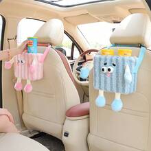 Monster Storage Box For Car Seat Backs, Car Trash Can, Multi-Functional Car Organization And Storage Bag, Built-In Waterproof Bucket. Automotive Interior Accessories, Home And Room Decorations, Must-Have For Road Trips, Vacations And Festivals. - Multicolor - View 9