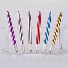 2pcs Aluminum Professional Manual Permanent Makeup Tattoo Eyebrow Lip Pen 3D Eyebrow Embroidery MicroBlading Pen - Multicolor - View 4