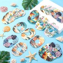 8/2 Pieces CMG Sensing Waterproof Sweatproof Self-Adhesive Tape Patch, Pre-Cut Soft And Breathable, Durable And Secure Protective Tape, Suitable For Sports And Daily Use, Summer Alluring Beach Landscape Patterns G7 And O5 - View 11