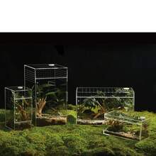 Acrylic Terrarium For Reptiles And Spiders, Small/Medium/Large Leak-Proof Breeding Box (Horizontal/Vertical), Suitable For Tarantulas, Jumping Spiders, Frogs And Geckos (Small, Horizontal) - Clear - View 6