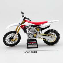 Off-Road Motorcycle Model, 70th Anniversary Commemorative, Die-Cast Alloy Motorcycle Model, Suitable For Collection And Motorcycle Enthusiast Gift - Multicolor - View 3