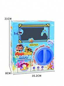 Children's Fun Egg Gacha Machine Doll, Doll Claw Machine Gacha Machine, Children's Claw Machine, Mini, Doll Knot Machine, Small Family, Boys And Girls, Pink Rabbit Claw Machine, Gift Item, Birthday Gift, (Accessory Colors Sent Randomly, Manual Measurement Size May Have Slight Error) - Multicolor - View 7