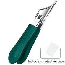 Nail Clippers, Nail Trimmers, Ingrown Toenail Clippers, Nail Care Tools, Suitable For Trimming Thick Nails And Ingrown Toenails. They Feature Comfortable Soft Grips. These Products Are Suitable For Elderly Use And Have Anti-Splash Function. - Multicolor - View 10