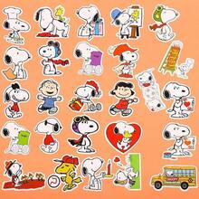 50pcs Snoopy Stickers, Cartoon Anime Snoopy, Charlie Brown, Lucy Van Pelt Pattern Stickers, Suitable For Luggage, Laptop, Notebook And Diary, PVC Waterproof - Multicolor - View 8