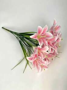 Artificial Lily Flower Decoration Ornament Suitable For Wedding Banquet Exhibition Hall Photography Prop - Multicolor - View 6