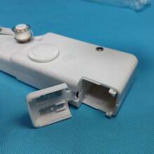 1 pieza Máquina de coser de mano, Máquina de coser mini, Máquina de coser portátil, Herramienta de coser de mano rápida, Adecuada para tela, textil, ropa, Batería no incluida - Blanco - Ver 3
