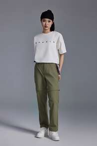 Phenix Women's Outdoor Casual Detachable Straight Leg Loose Fit Sports Pants - Grey-green - View 1