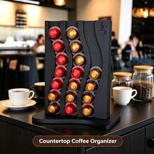3D Printed Capsule Storage Rack, Holds 21 Coffee Capsules, Kitchen Office Sideboard Coffee Corner Organizer, Desktop Accessory - View 9