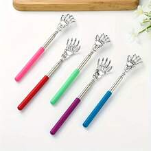 1/3pcs Portable Telescopic Back Scratcher, Random Color - Extendable 21.08-57.91cm, With Comfortable Grip - Suitable For Elderly, Telescopic Skeleton Claw: Hand-Shaped Scratcher, Unlock New Scratching Positions - Multicolor - View 5