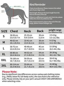 Dog Winter Jacket With Drawstring Hole For Easy On And Off, Adjustable Reflectivity, High Neck And Plush Lining, Suitable For Small And Medium-Sized Dogs - Black - View 4
