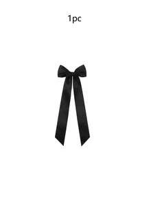 12pcs/Set Satin Ribbon Black Bow Decor, Black Self Adhesive Bow Candlestick Decor Gift Wrapping Bowknot Decorations Bows For Table For Candle-Holder Christamas Decor, Wrapping Home Party, Bridal Showers, Birthdays Centerpieces Table Decor - Black - View 9