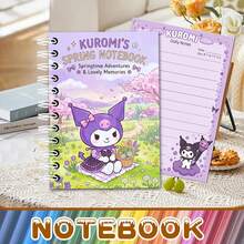 1pc Sanrio Notebook; A7 Size Minimalist Spiral Notebook, Cute & Comfortable For Adults And Teenagers. Inner Pages Feature Adorable Sanrio Character Patterns, Ideal For Daily Note-Taking, List-Making, And Life Organization. A Great Choice As Back-To-School Stationery Or Mother's Day, Birthday, Father's Day Gift. - Notebook - View 19