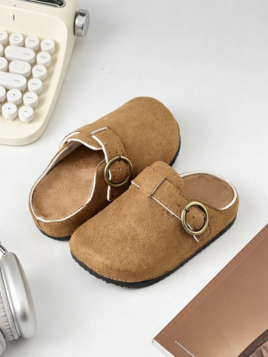 HAHABOBO Solid Color Kids Slippers, Unisex, Lightweight & Versatile, Suitable For Indoor, Outdoor And Beach, All Seasons Including Summer And Autumn - Brown - View 1