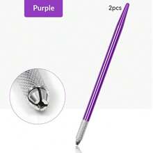 2pcs Aluminum Professional Manual Permanent Makeup Tattoo Eyebrow Lip Pen 3D Eyebrow Embroidery MicroBlading Pen - Multicolor - View 10
