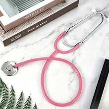 1pc Stethoscope Prop Adjustable Toughness Durable Doctor Role Play Birthday Halloween Christmas Gift Family Game Prop - Multicolor - View 1