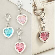 180pcs DIY Keychain Making Parts, Includes 30pcs Lobster Clasps, 30pcs Heart-Shaped Bead Frames, 30pcs Random Mixed Color Heart-Shaped Spacer Beads, 30pcs Flat Head Pins And 60pcs Open Jump Rings, Suitable For DIY Keychains, Bag Charms, Doll Pendants, Keychain Accessories Making Materials, DIY Key Ring Accessories Making - Keychain Accessories - View 8