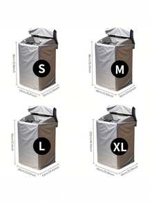 Gray Pulse-Type Washing Machine Cover, Foldable For Storage, Suitable For Most Top-Loading Washing Machines, Ideal For Appliance Protection On Balconies/Outdoors/Laundry Rooms. - Multicolor - View 11