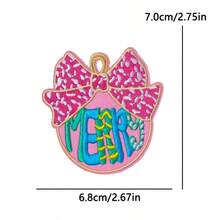 1 Pc Western Country Christmas Embroidered Iron On Patch, Cowboy Rodeo Santa Xmas Tree Cactus Pink Truck Car Bow Applique, Sew On Decor Patch For Denim Jacket Jeans Backpack Hat, Festive Holiday DIY Clothing Craft Gift - Multicolor - View 10