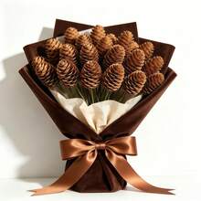 22pcs Artificial Christmas Pine Cones, Suitable For DIY Christmas Wreaths, Christmas Tree Gap Filling, Holiday Table Floral Arrangements, Window Display Decor, Yard Christmas Vine Assembly Bouquets, Wedding And Home Party Decorations, Artificial PE Pine Cones, Christmas Home Decor, Artificial Christmas Plants, Easily Create A Warm And Healing Winter Christmas Home Atmosphere - Container Not Included - Multicolor - View 6