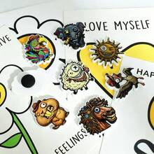9/14PCS Doomsday Animal Series Shoe Charms Set, PVC Shoe Decorations, Shoe Accessories Charms, Gift Idea For Birthday Christmas Halloween Party Favor - Multicolor - View 2