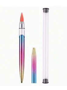 Wax-Free Self-Adhesive Diamond Brush, Suitable For Diamond Painting, Cross Stitch And Nail Art, Includes Diamond Pen For Picking Up Rhinestones - A - View 13