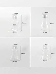 10/1pc Refillable Christmas Tree Shaped Hanging Ornament, 50ml Clear Plastic Ball Bottle, DIY Fillable Color, Suitable For Christmas Tree, Holiday Party Decoration - Multicolor - View 11