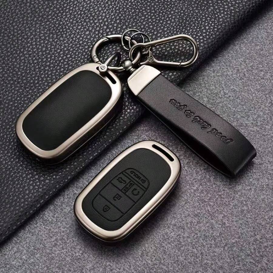 High-End Fashion Zinc Alloy Keychain Cover For ZR-V-V/BR-V/UR-V Compatible ENP1 Scratch-Resistant - one-size - View 1