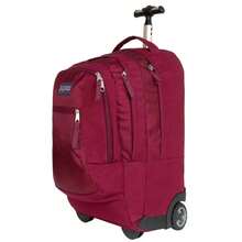 JanSport Driver 8 Backpack Bag - Burgundy Unisex Backpacks - Maroon - View 2