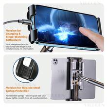 Phone Top-Mount Video Stand, Adjustable Arm Phone Holder, Desktop Mount, 360° Flexible Rotation, Phone Clip Holder, Suitable For Streaming, Baking, Crafting, Cooking And More Scenarios - View 3