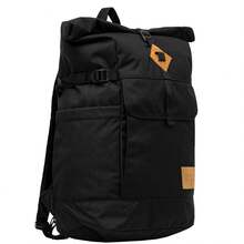 JanSport Hatchet Rolltop Backpack - Black Unisex Backpacks - Black - View 2