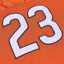 Men's #23 Hall Of Fame Devin Hester Bears Embroidered Football Jersey, 2006 Orange Vintage Commemorative Football Uniform, Fan Gift - Orange - View 4