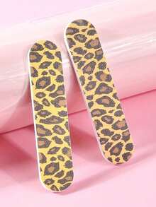 50pcs Mini Double-Sided Durable Portable Nail Files, Suitable For Manicure And Pedicure, Colorful Compact Design, Suitable For Natural And Artificial Nails - Multicolor - View 9
