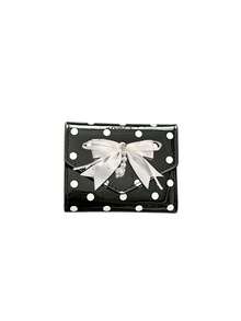 Y2K Powder Polka Dot Purse, Fashion PU Small Wallet, Polka Dot Multi-Card Card Bag,Kawaii Style Card Holder, ID Document Storage Bag - Multicolor - View 14