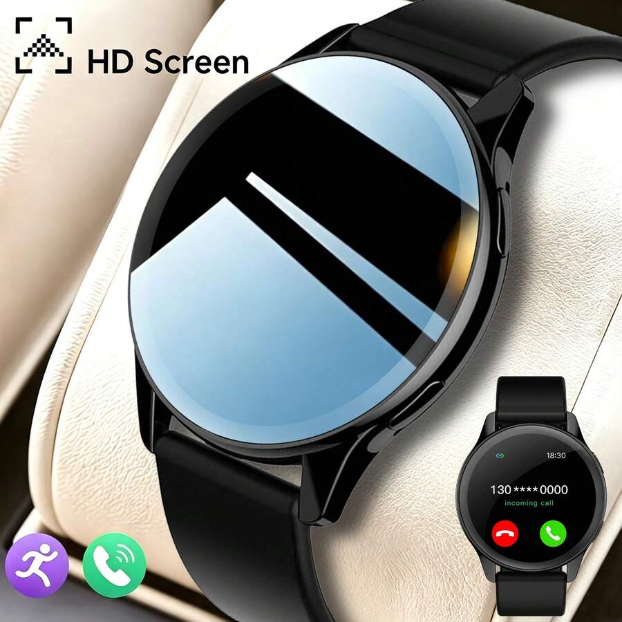 2026 Hot-Selling 1.28-Inch HD Screen Women's Smartwatch, 180mAh Battery, 3-5 Days Battery Life, Multi-Function Smartwatch Supports AI Voice Assistant/Notification Reminder/Wireless Calling, Health Monitoring Includes Weather Forecast/Pedometer/Exercise Management, Fashion Design, Exquisite Gift