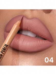 Pudaier Matte Lip Liner - Silky Matte Lip Liner Defines Lip Dimension And Creates Perfect Contour - Essential Makeup Tool For Beauty Enthusiasts - Versatile Colors Suitable For Various Makeup Looks - Best Gift For Women - 04 - View 3